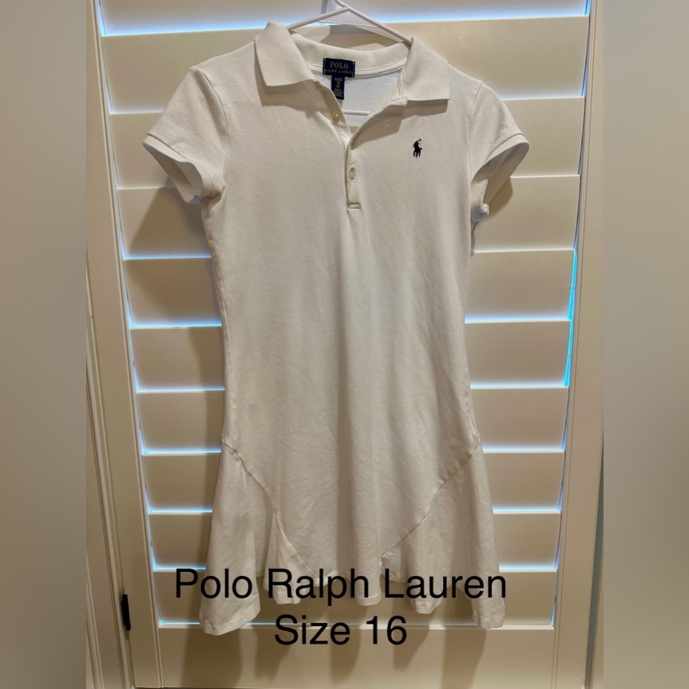 Polo Ralph Lauren White Kids Casual Dress